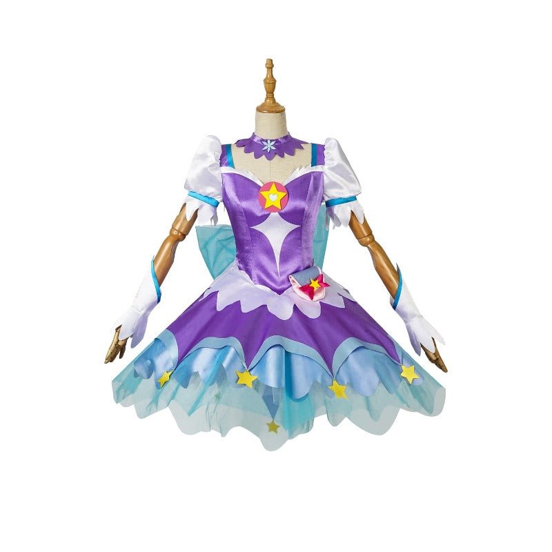 Kaguya Madoka Selene Cosplay Kostüm Set | Pretty Cure Anime Unisex Kleid & Schuhe