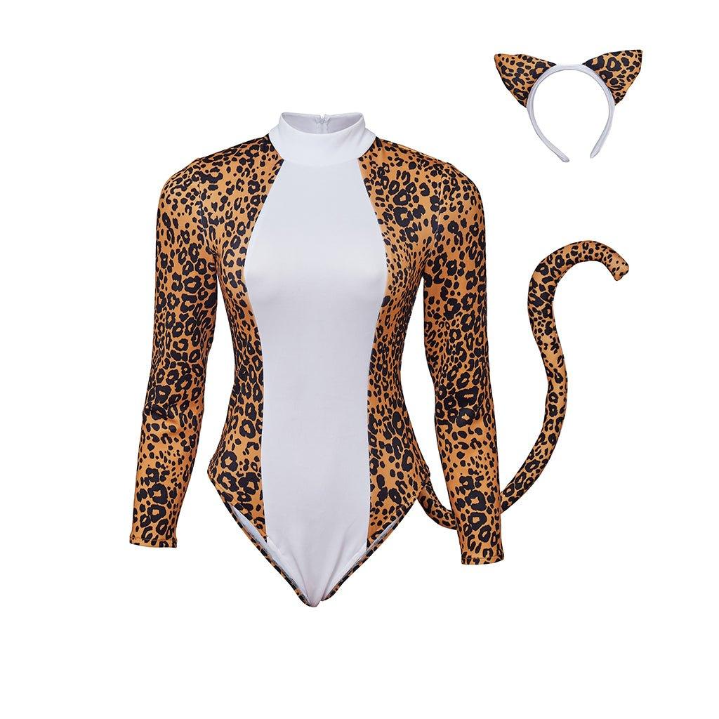 Josie und die Pussycats Cosplay Kostüm | Sexy Leopardenprint Bodysuit | TV-Serie inspirierter Jumpsuit