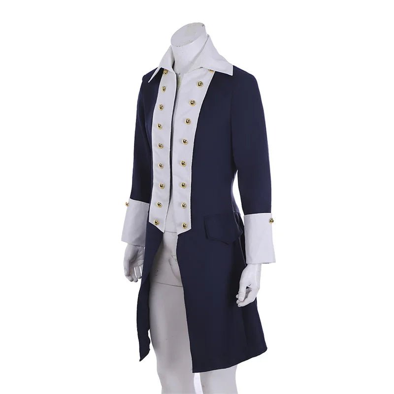 18. Jahrhundert Männer Royal Jacke Kostüm - Regency Blaue Uniform Cosplay Mantel | Mittelalter Tudor Outfit von Silberkönig