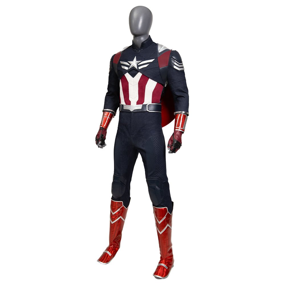 Captain America 4 Cosplay Kostüm Sam Wilson Top Level Anzüge