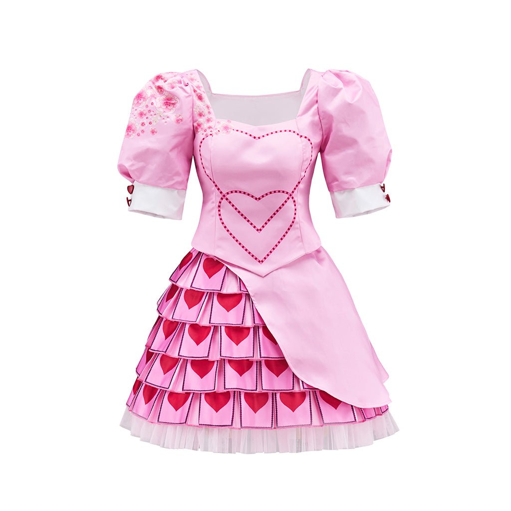 Mädchenkleider D-Nachkommen 4 Rot Cosplay Kostüm – Film Prinzessin Kleid für Halloween & Karneval