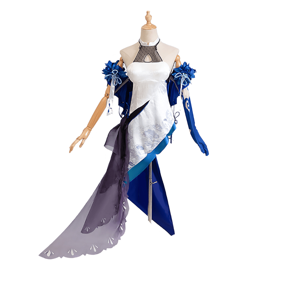 Shiroki Cosplay Kostüm - Tintenverschmiertes Spiegelglanz Anime Outfit