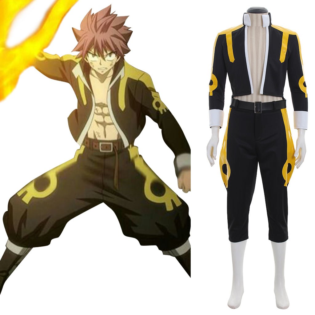 Fairy Tail Anime Tartaros Arc Etherious Natsu Dragneel Cosplay Kostüm