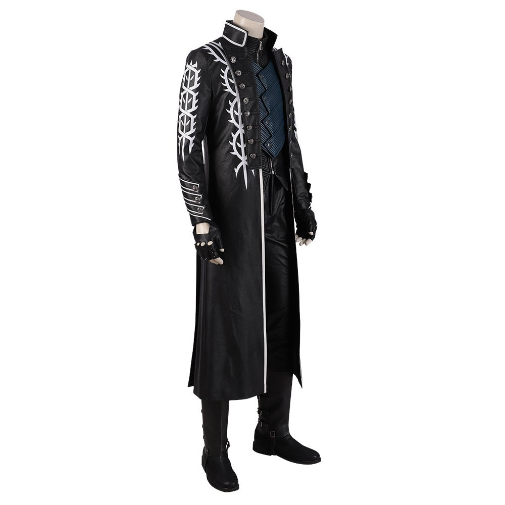 Devil May Cry 5 Vergil Cosplay Kostüm - Hochwertiges Spielcharakter-Outfit