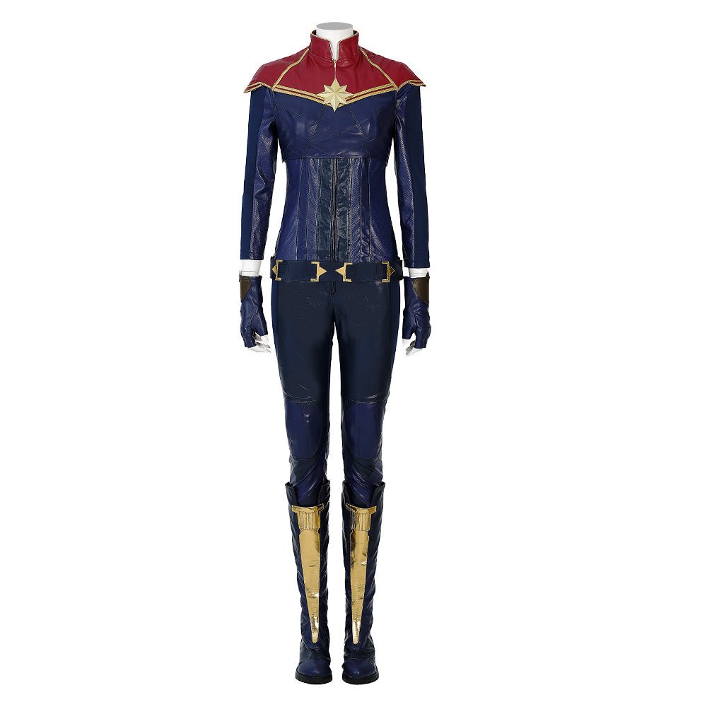Ms Marvel Halloween Cosplay Kamala Khan Kampfanzug Kostüm Set für Marvel Fans