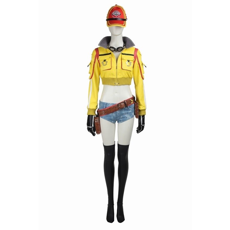 Cindy Aurum FF15 Cosplay Kostüm - Damen Kampfuniform Set für Halloween & Rollenspiel