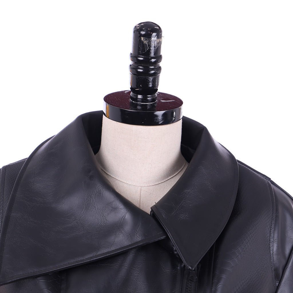 Once Upon a Time Emma Swan Cosplay Kostüm Damen Schwarze Jacke und Hose Halloween Karneval Party Anzug