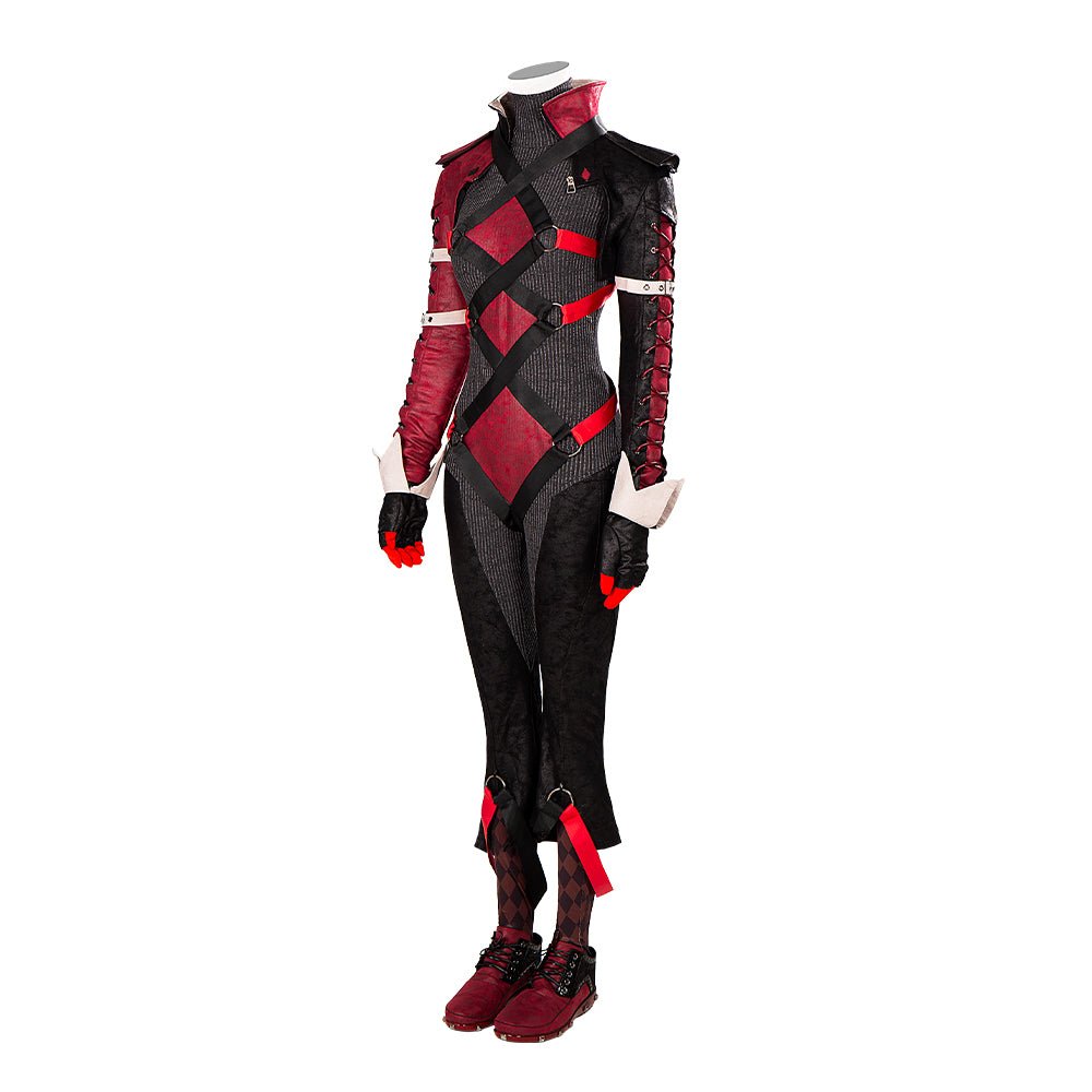 DC Spiel Gotham Knights Harley Quinn Cosplay Kostüm - Premium Qualität