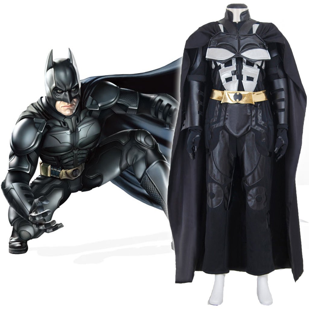 Batman Cosplay Kostüm für Erwachsene - Dark Knight Superhero Anzug für Halloween, Karneval und Cosplay Events