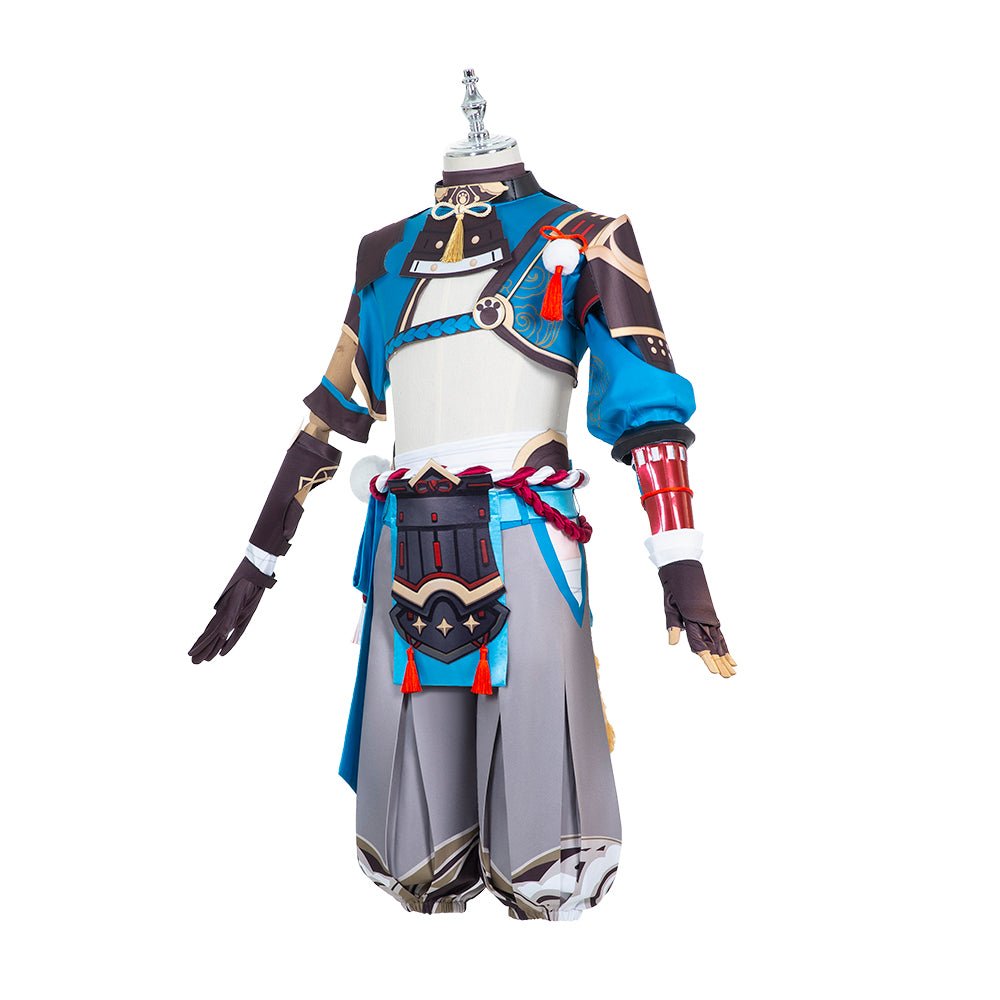 Genshin Impact Gorou Cosplay Outfit - Fuchs-Ohren Kostüm für Männer