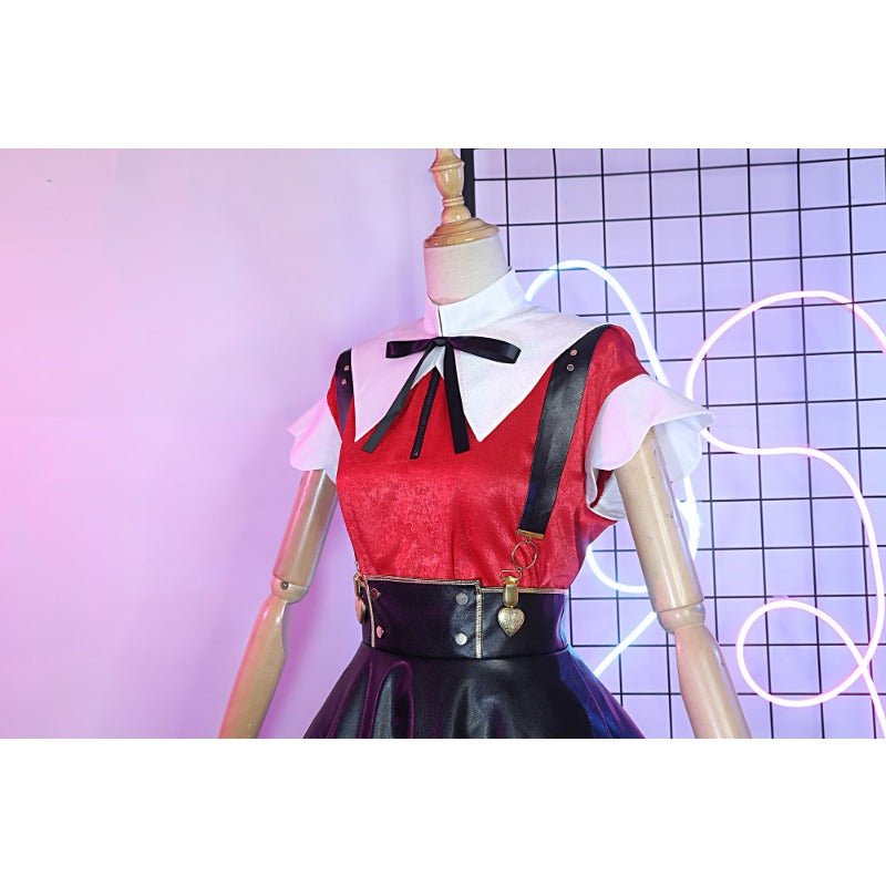 Needy Girl Overdose Cosplay Kostüm - Abyss KAngel Schwarzes Kunstleder Rock Set