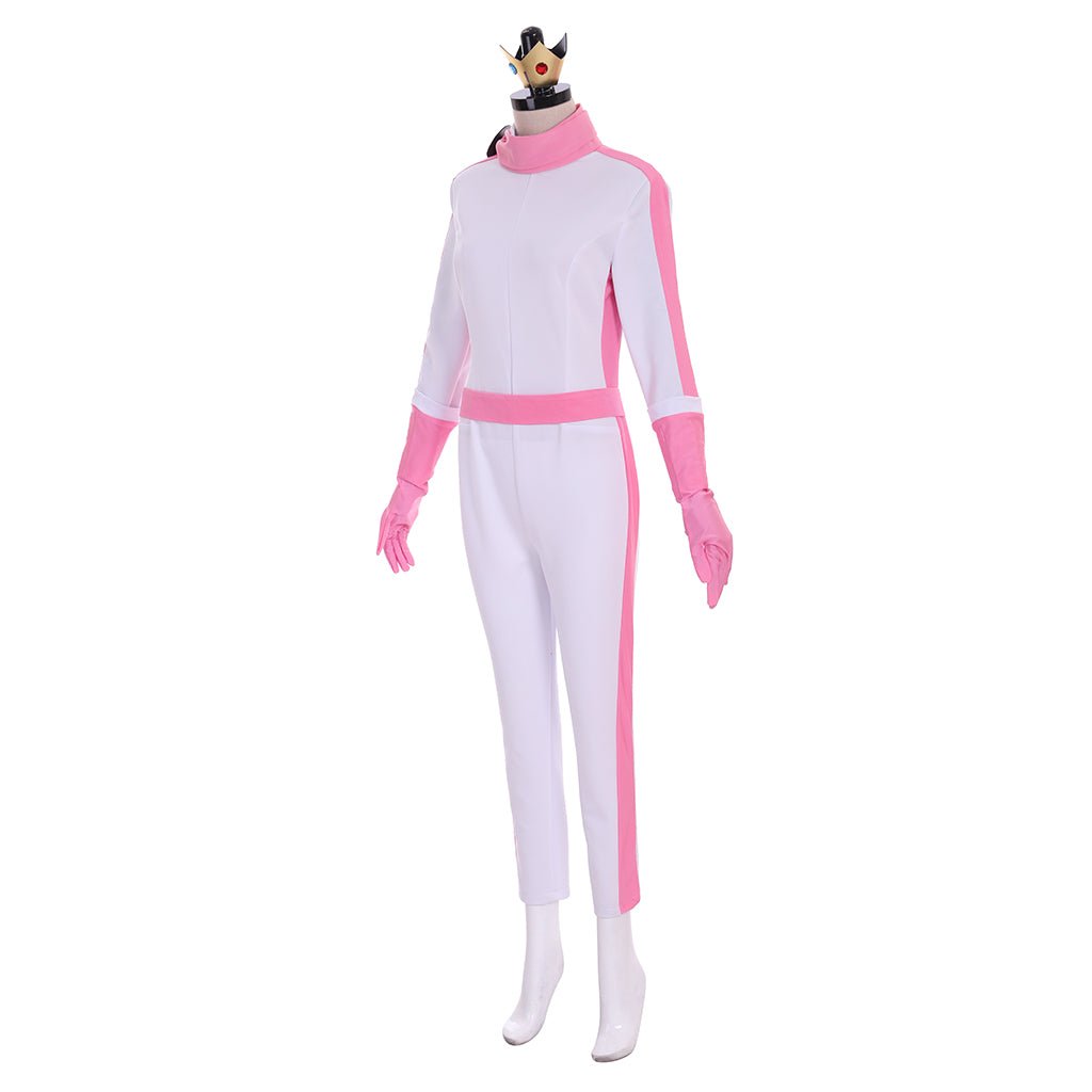 Mario Bikini Prinzessin Cosplay Jumpsuit Anime Film Kampfkleid für Frauen