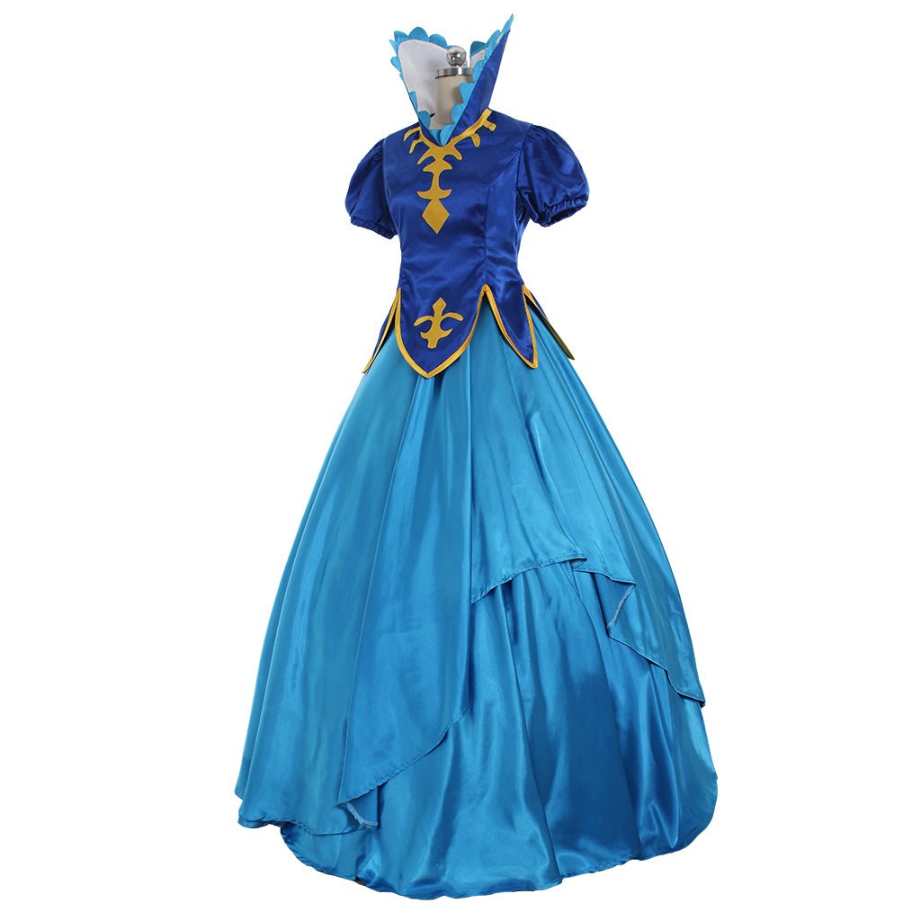 Fairy Tail Juvia Lockser Cosplay Kostüm - Blaues Lolita Party Kleid