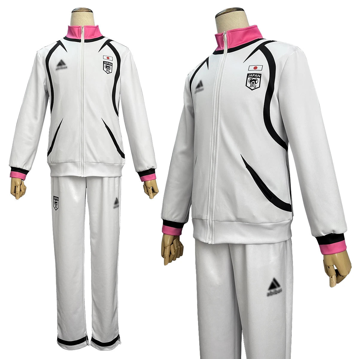 Blue Lock Anime U20 Sae Itoshi Shidou Ryusei Aiku Cosplay Kostüm Vollreißverschluss Tracksuit Sweatshirt Sportbekleidung Hoodie Hose