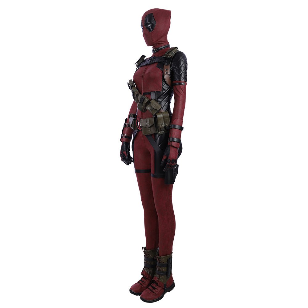 Female Deadpool Cosplay Kostüm - Hochwertiges Anime Deadpool Outfit für Frauen