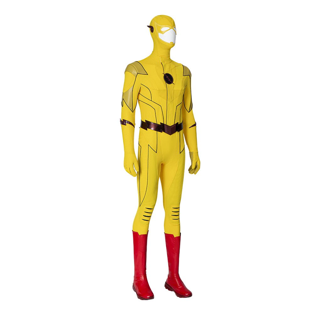 The Flash Armageddon Reverse Flash Cosplay Kostüm Barry Allen Gelbes Outfit