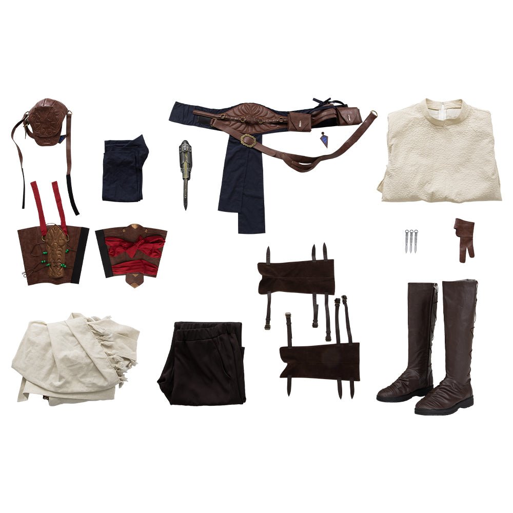 Assassin’s Creed Mirage Basim Ibn Ishaq Vollständiges Set mit Schuhen