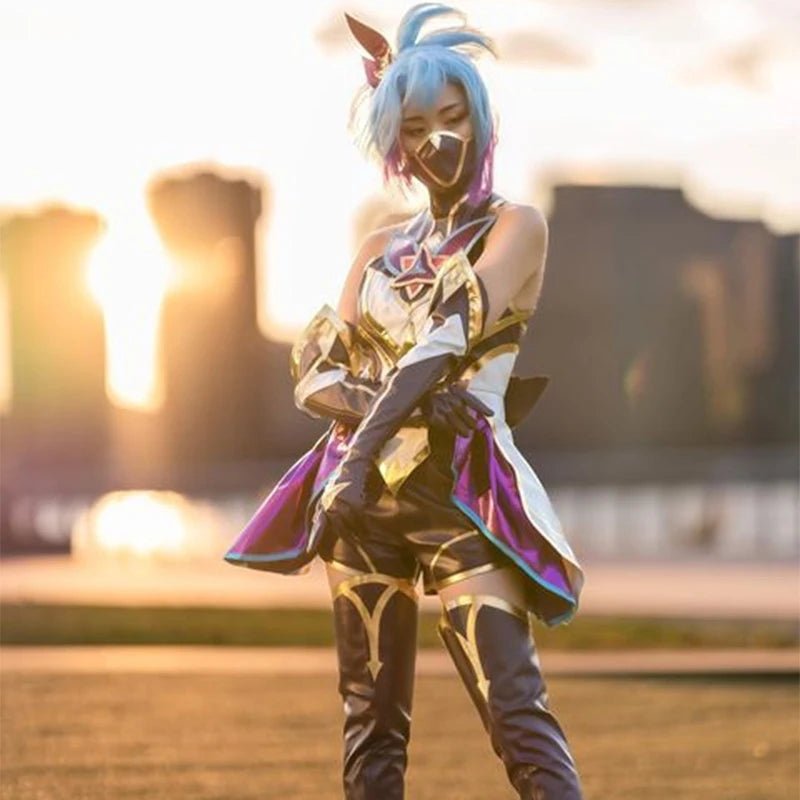 LOL Star Guardian Akali Cosplay Kostüm Spiel LOL AKALI Frauen Cosplay Outfit Vollständig