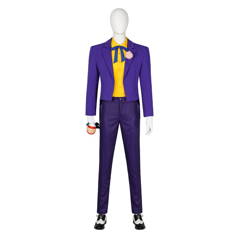 Batman Die Zeichentrickserie Joker Vollständiges Set Uniform Outfit Männer Cosplay Kostüm Halloween