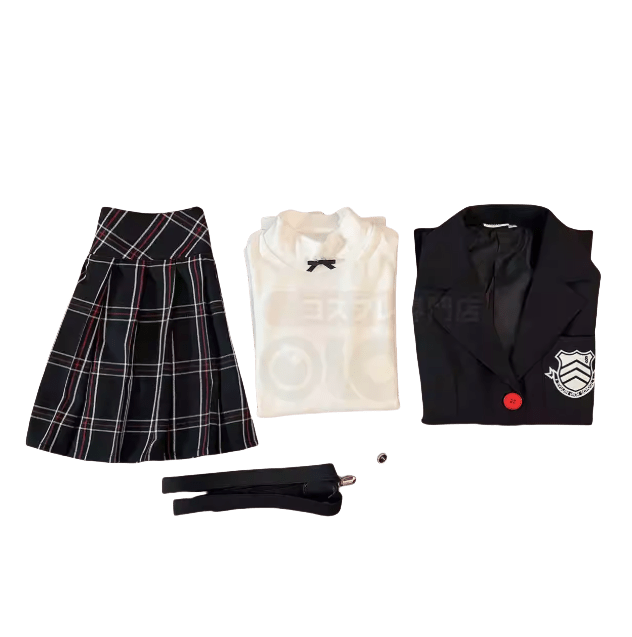 Persona 5 Cosplay Kostüm - Akira Kurusu, Kasumi Yoshizawa, Shujin Akademie Outfit