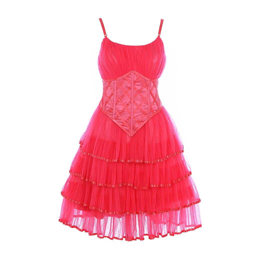 Damen Glinda Die Gute Hexe Cosplay Kostüm Rosa Spitze Tüll Hängerkleid