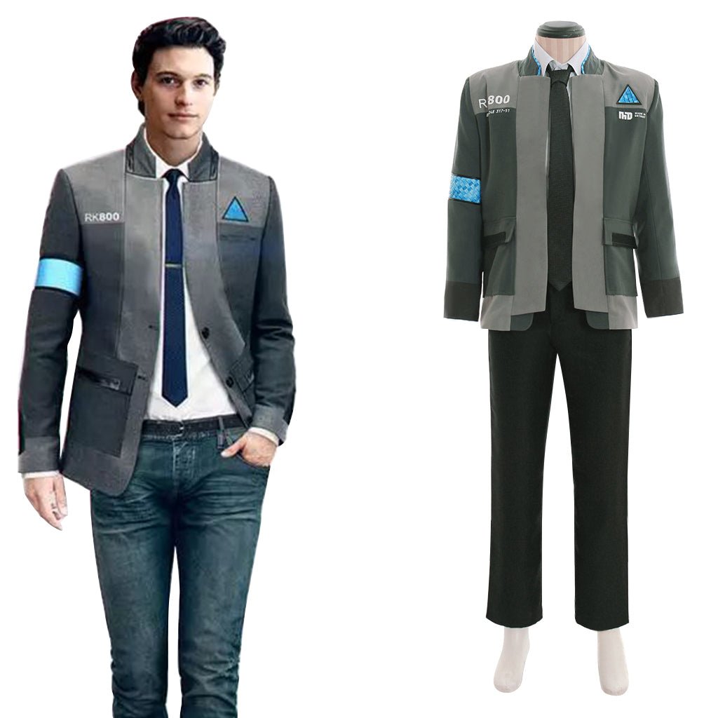 Detroit: Become Human Connor RK800 | Komplettset Jacke, Hemd, Hose, Krawatte