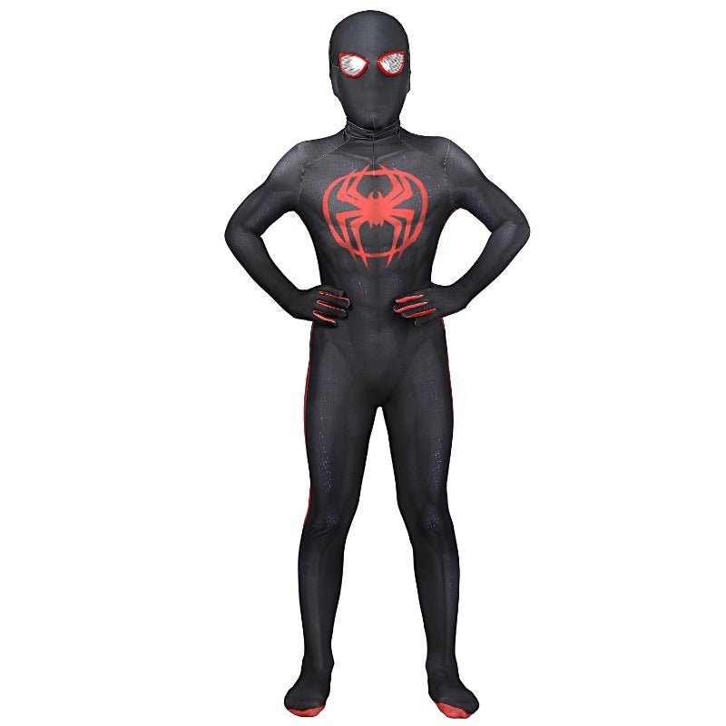 Across the Spider-Verse Miles Morales Kinder Cosplay Kostüm – Superhero Outfit