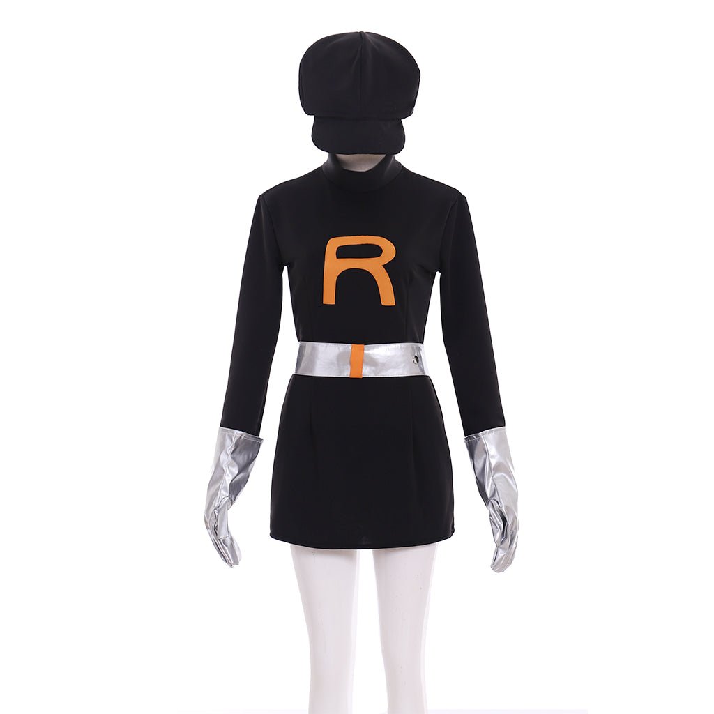 PM Team Rocket Grunt Männliches Cosplay Kostüm - Authentische A Edition Team Rocket Uniform