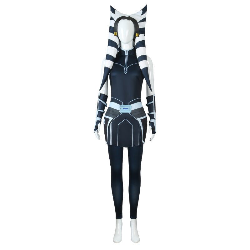 Halloween Star Wars Clone Wars Ahsoka Tano Cosplay Kostüm Vollständiges Set