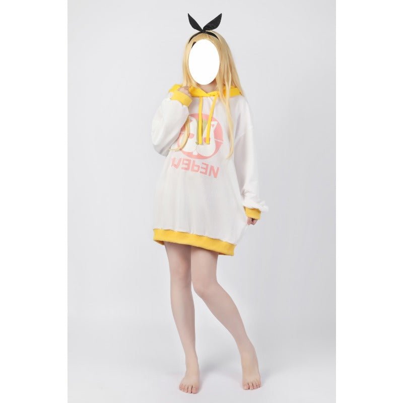 Lycoris Recoil Kurumi Hu Tao Cosplay Kostüm Hoodie mit Kopfband