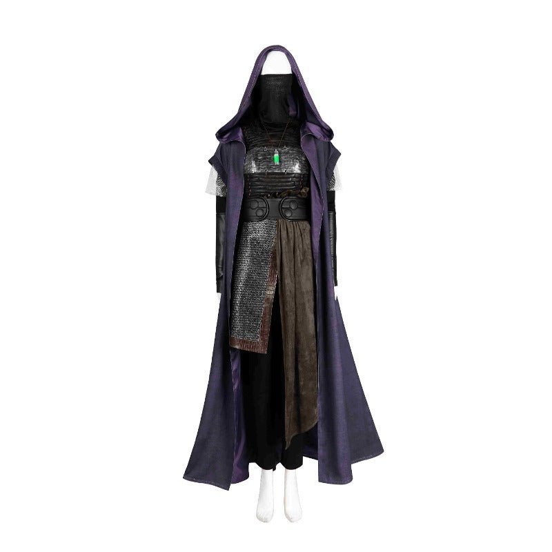Mae Assassin Cosplay Kostüm Gekappter Umhang Kleid Vollständiges Set für Frauen - Halloween & Karneval