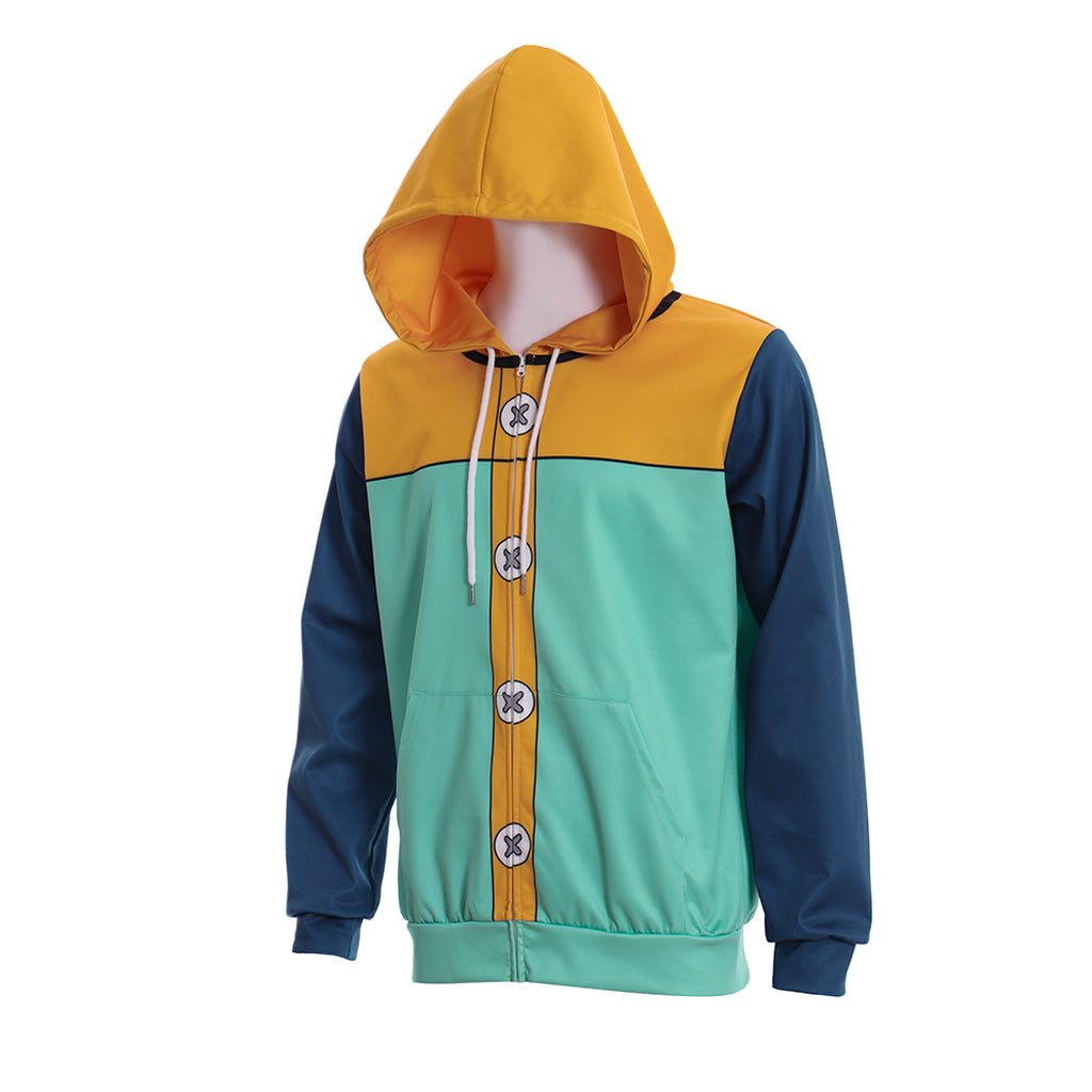 Die sieben Todsünden Feenkönig Harlequin Reißverschluss Kpop Pullover