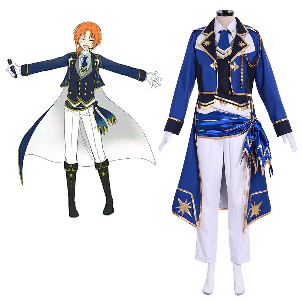 Ensemble Stars Heiliger Ritter des Goldenen Löwen Leo Tsukinaga Bloomed Cosplay Kostüm