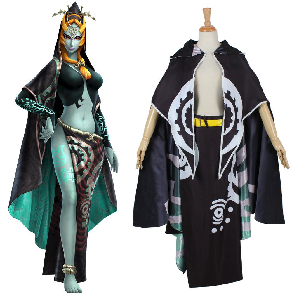 Midna Cosplay Kostüm | Mantel und Rock Komplettset für Fans