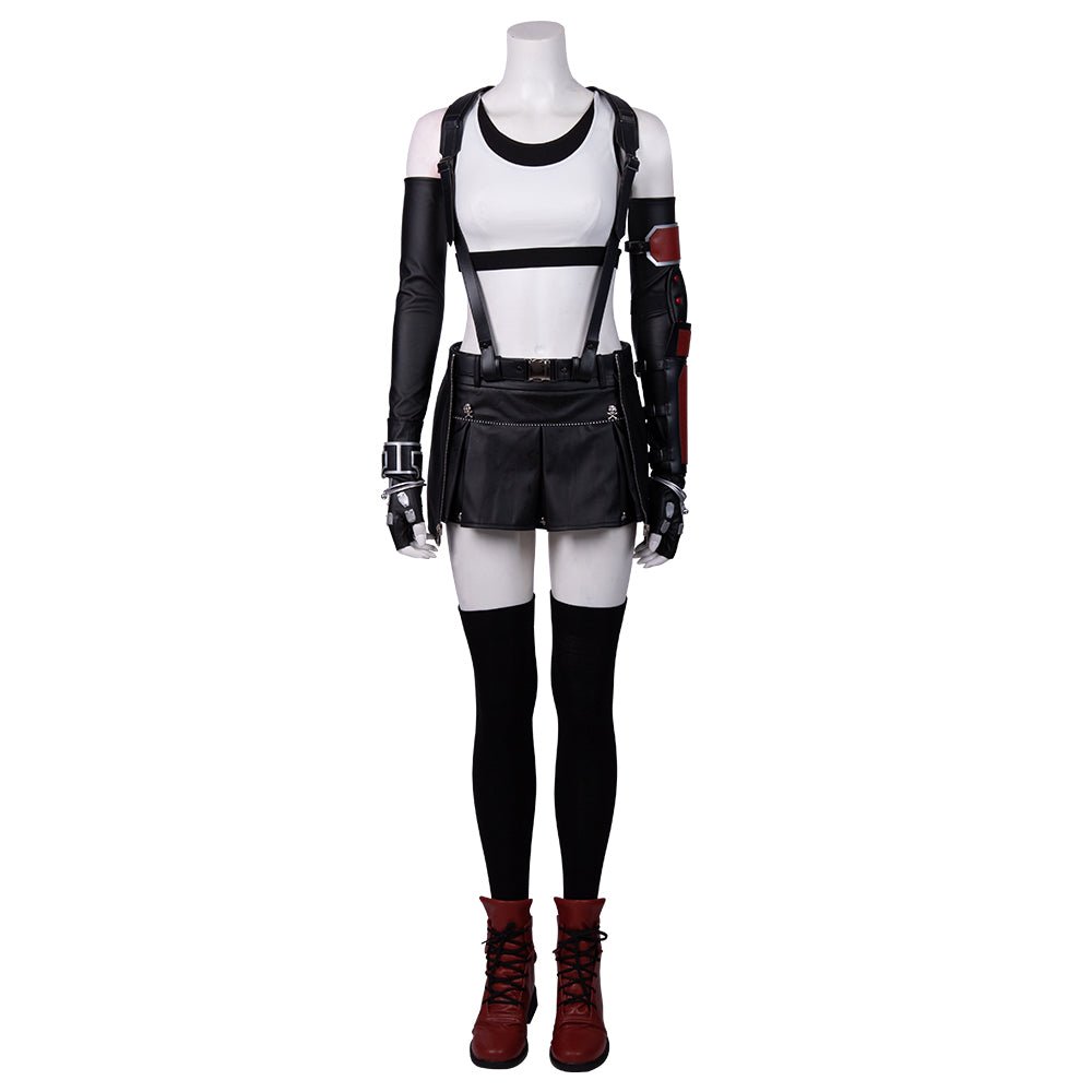Final Fantasy VII Remake Tifa Neue Version Cosplay Kostüm - Hochwertiges Spiel-Outfit