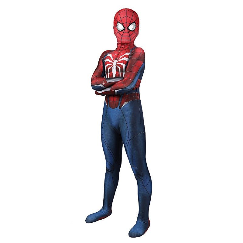 Spider-Man Spiel Peter Parker Gedruckter Overall Kinder Cosplay Kostüm Halloween
