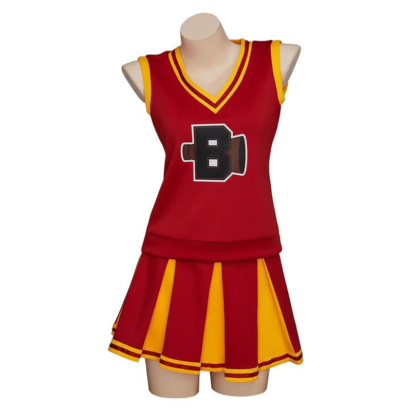 Sabrina Cheerleader Kostüm Cosplay Rotes High School Cheer Uniform Outfit für Frauen