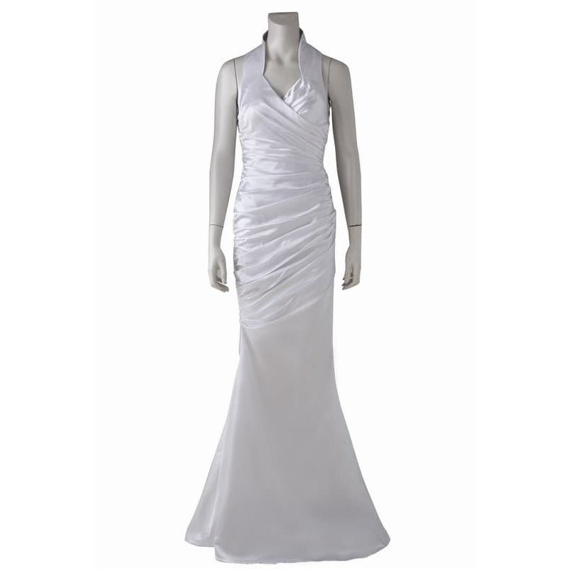Game XV Lunafreya Nox Fleuret Cosplay Kostüm - Elegantes weißes Kleid für Halloween-Partys