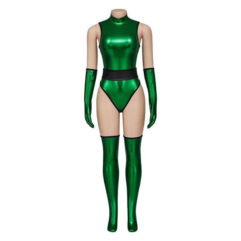 Mortal Kombat X Jade Cosplay Kostüm - Sexy Grüner Anzug Frauen Halloween Party Bodysuit