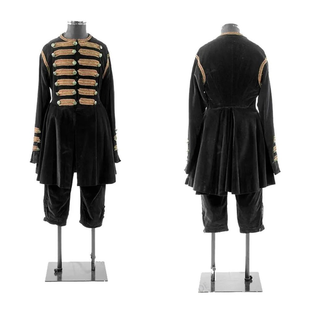 Viktorianische Husarenjacke & Weste Kostüm - Steampunk Bürgerkrieg Gothic Uniform für Theater & Cosplay