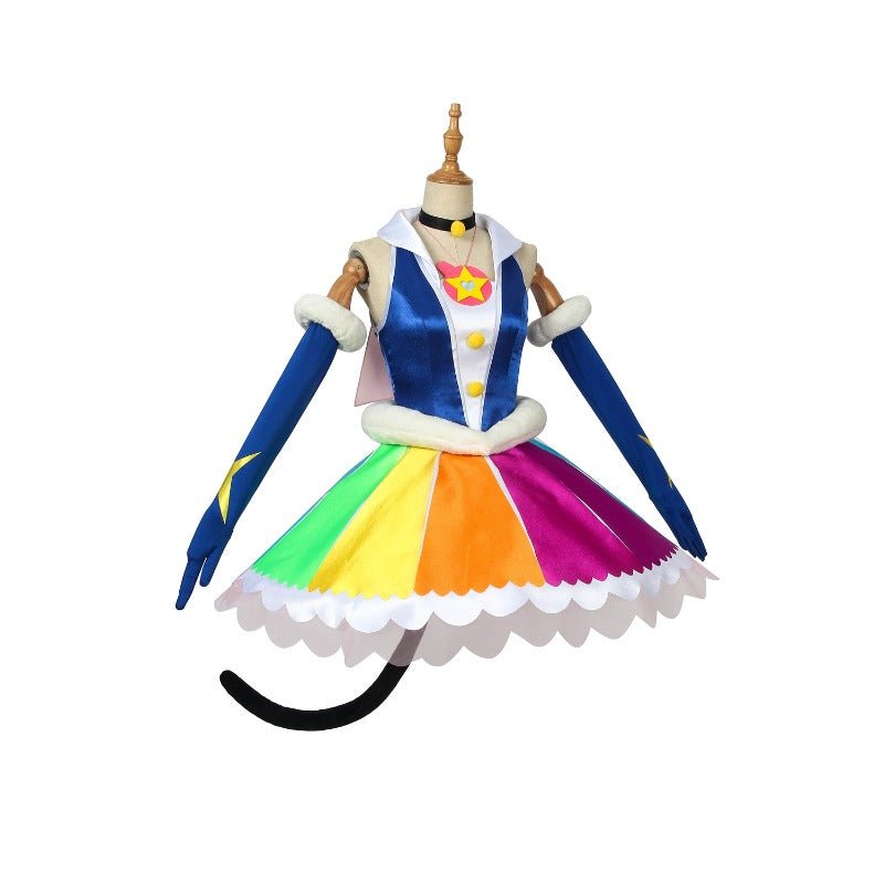 Star Twinkle Pretty Cure Kostüm Cure Cosmo Yuni Cosplay Lolita Fancy Dress