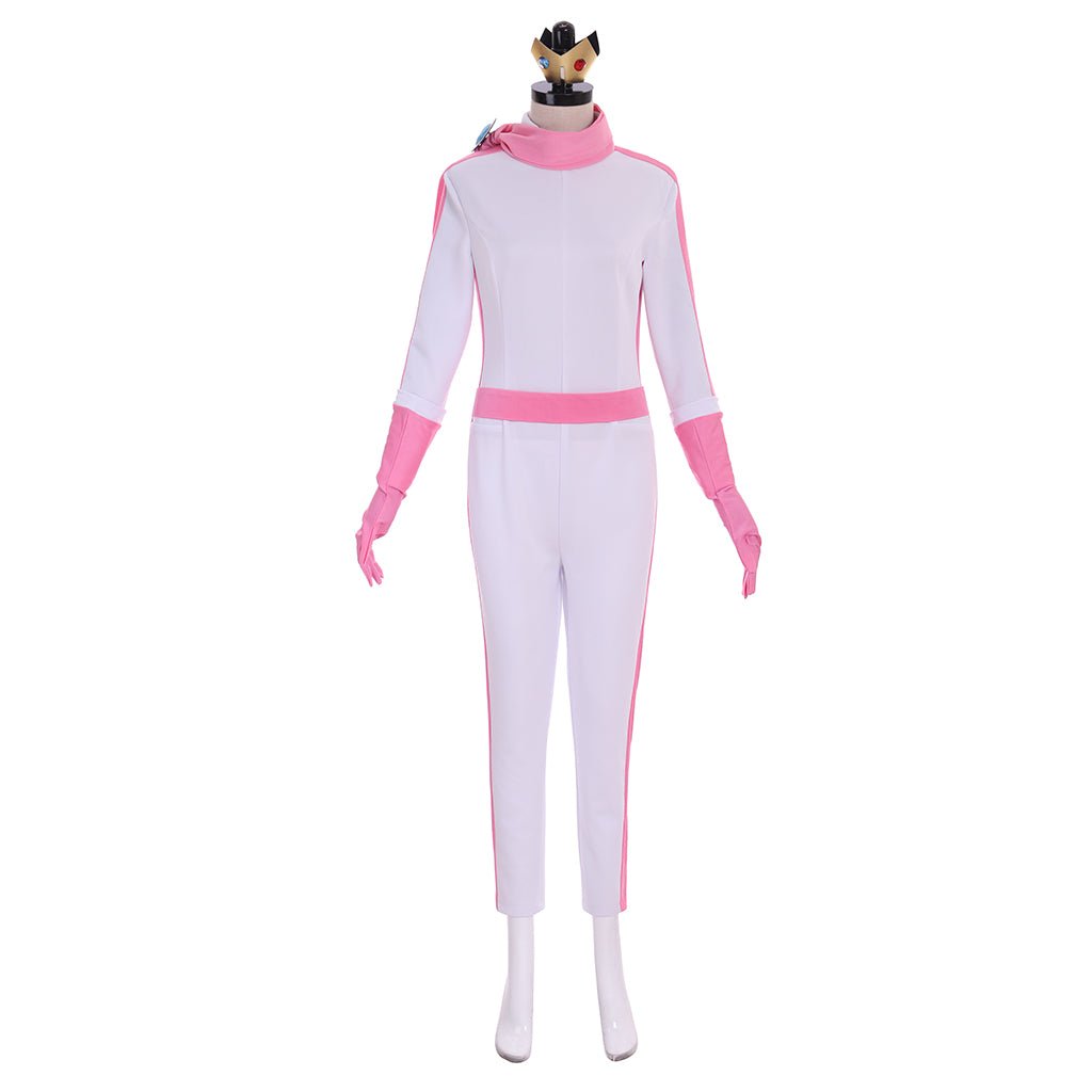 Mario Bikini Prinzessin Cosplay Jumpsuit Anime Film Kampfkleid für Frauen