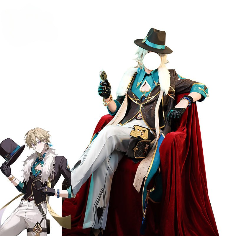Honkai Star Rail Aventurine Cosplay Kostüm Topaz Kollegen Interastral Peace Corporation Männer Halloween Party Outfit