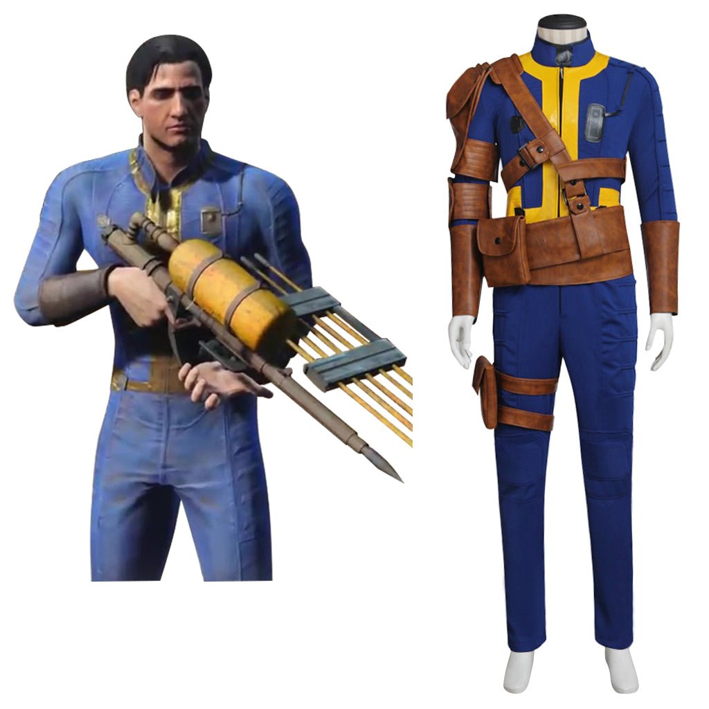 Einziger Überlebender 111 Nate Cosplay Jumpsuit | Fallout Spiel Kostüm für Männer