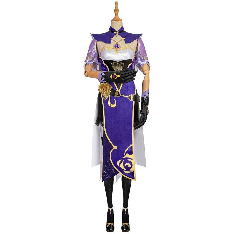 Genshin Impact Lisa Cosplay Kostüm - Elegantes Kleid für Fans