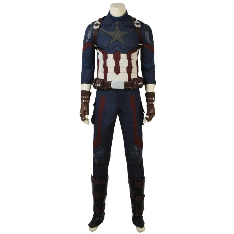Captain America Steve Rogers Infinity War Cosplay Kostüm Replik | Silberkönig