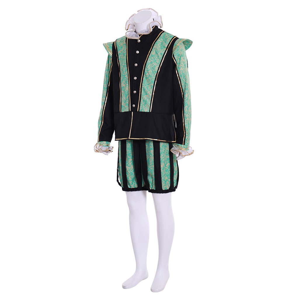 Tudor Prinz Renaissance Kostüm - Mittelalterliches Viktorianisches Elizabethanisches Herrenkostüm | Maßgeschneidert von Silberkönig