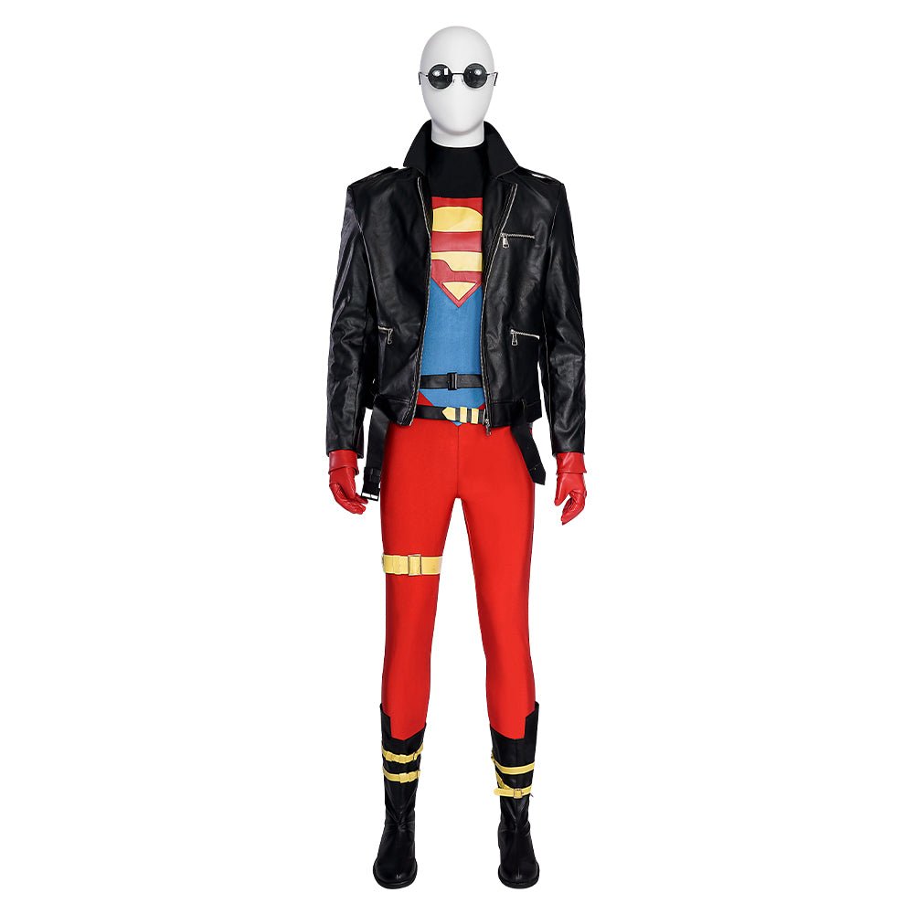 Superboy Halloween Cosplay Conner Kent Kostüm Set ohne Schuhe