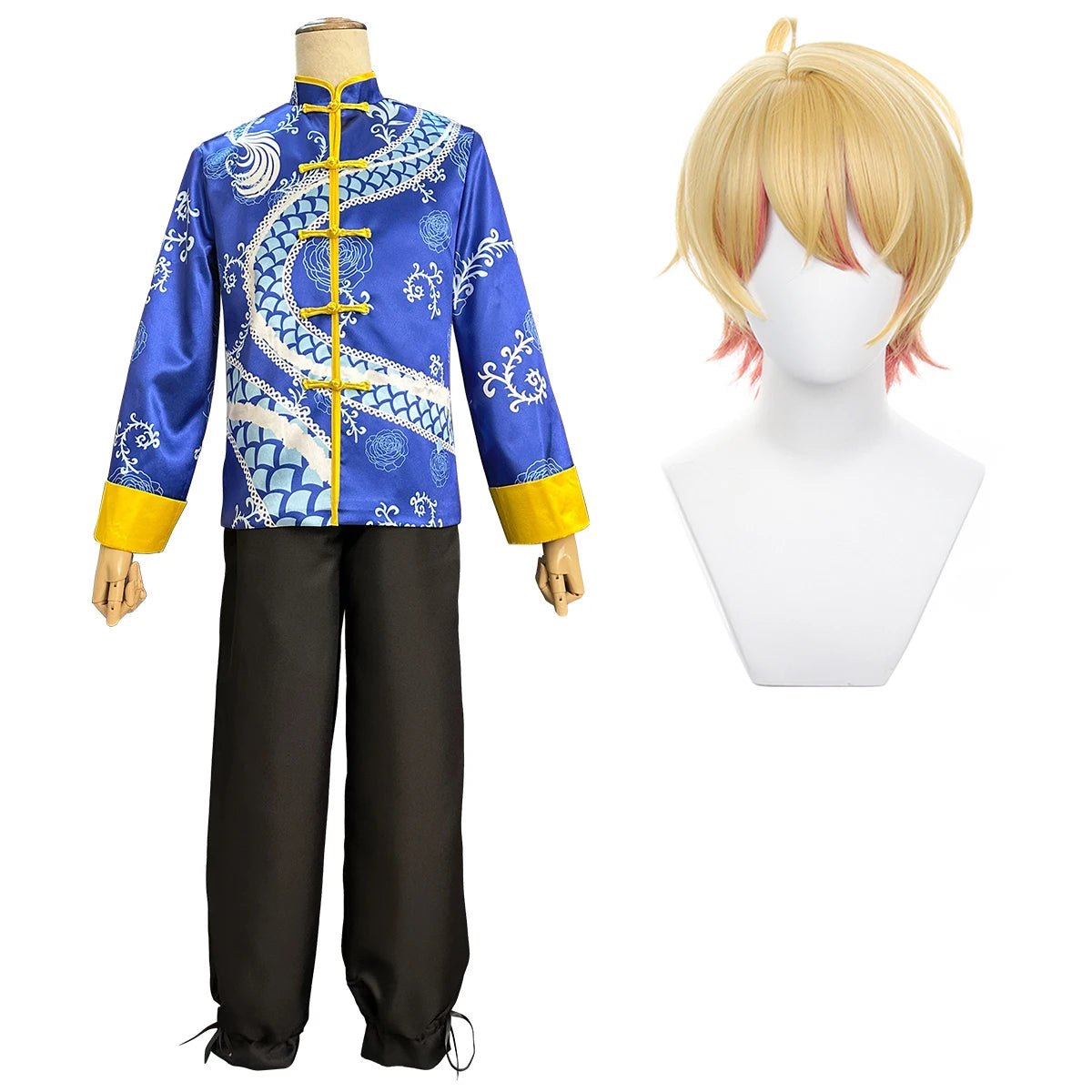 OSHI NO KO Anime Akua Hoshino Cosplay China Kostüm Kung Fu Tang Anzug Hose Outfit Party Geschenk Halloween Weihnachten