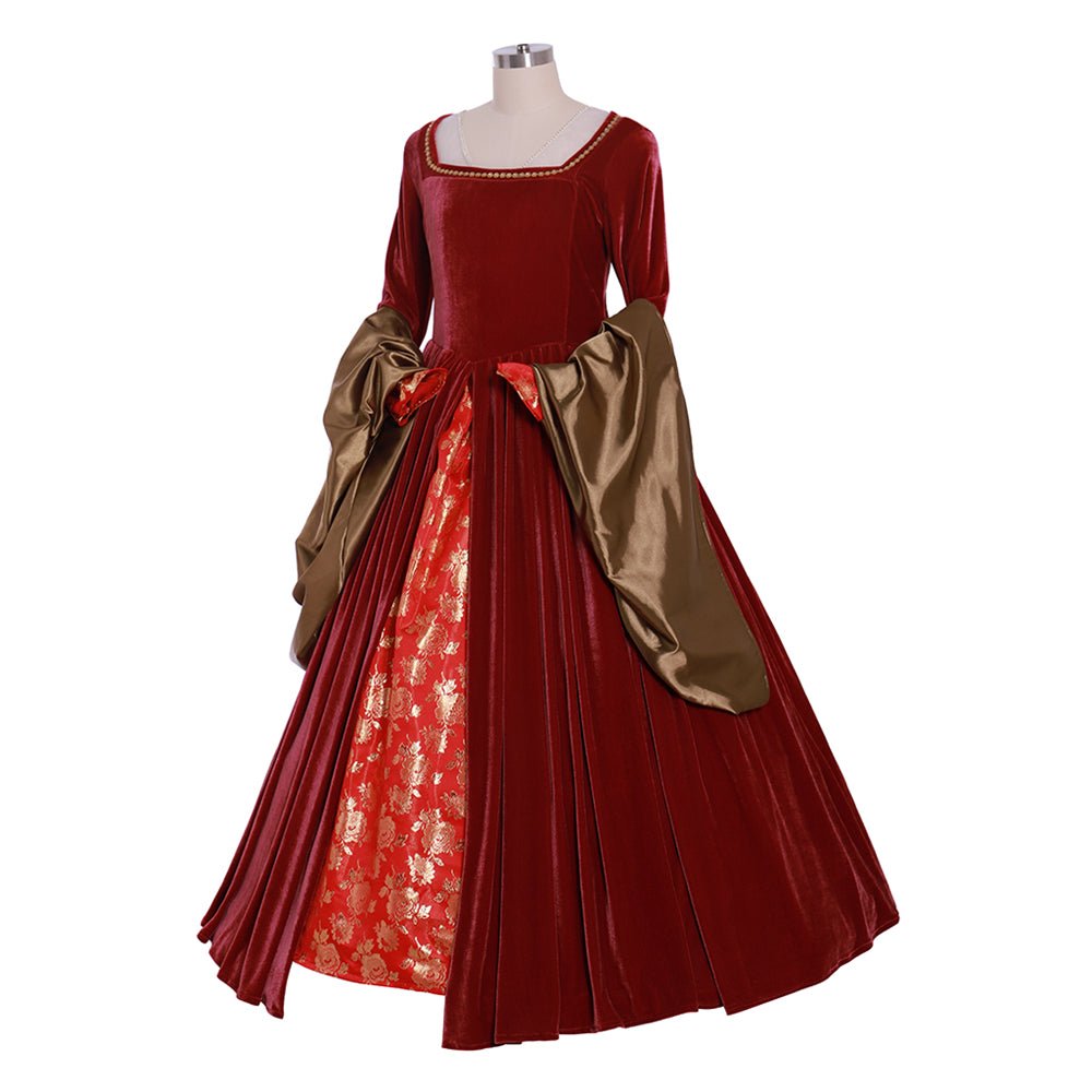 Elizabeth Tudor Anne Boleyn Rotes Kleid Kostüm | Die Andere Boleyn Cosplay Kleid | Tudor Serie